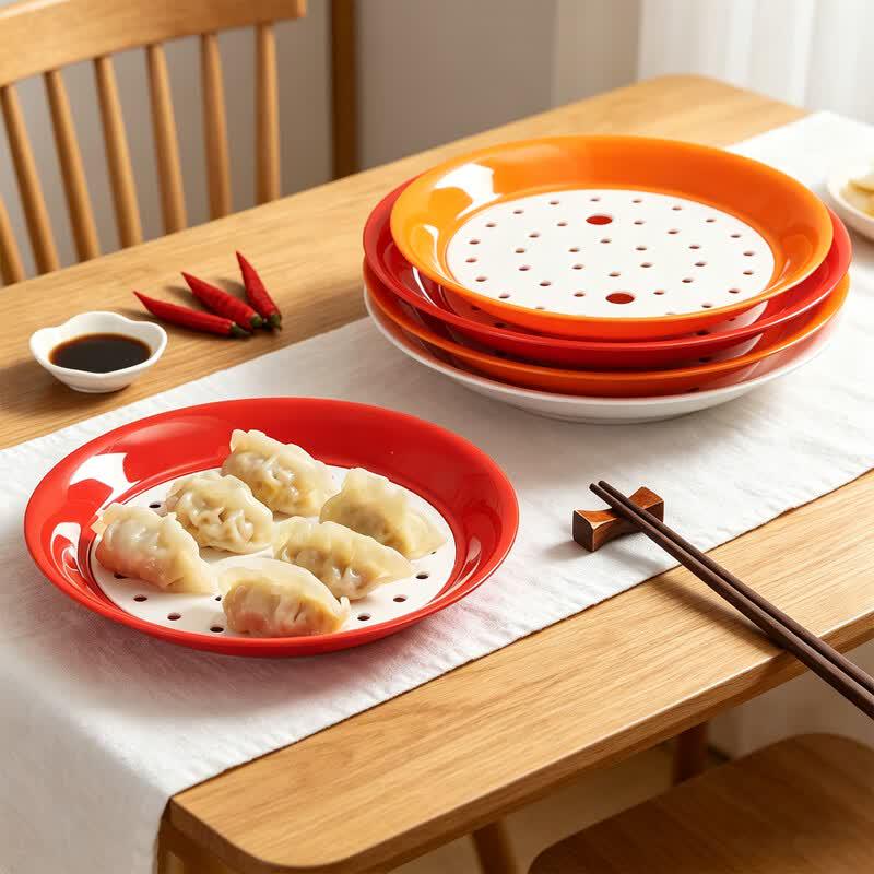 Yilan A5 Double-Layer Ceramic Dumpling Plate