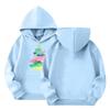 Children's Hoodies Loose Solid Color Hooded Sports Shirt Fashionable Sports Shirt