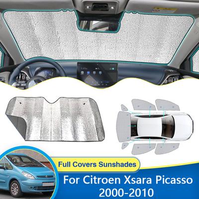 Clona na okno pro Citroen Xsara Picasso 2000~2010 Kryt slunečních clon Sluneční clona Ochrana čelního skla Slunečník Sluneční krém Auto