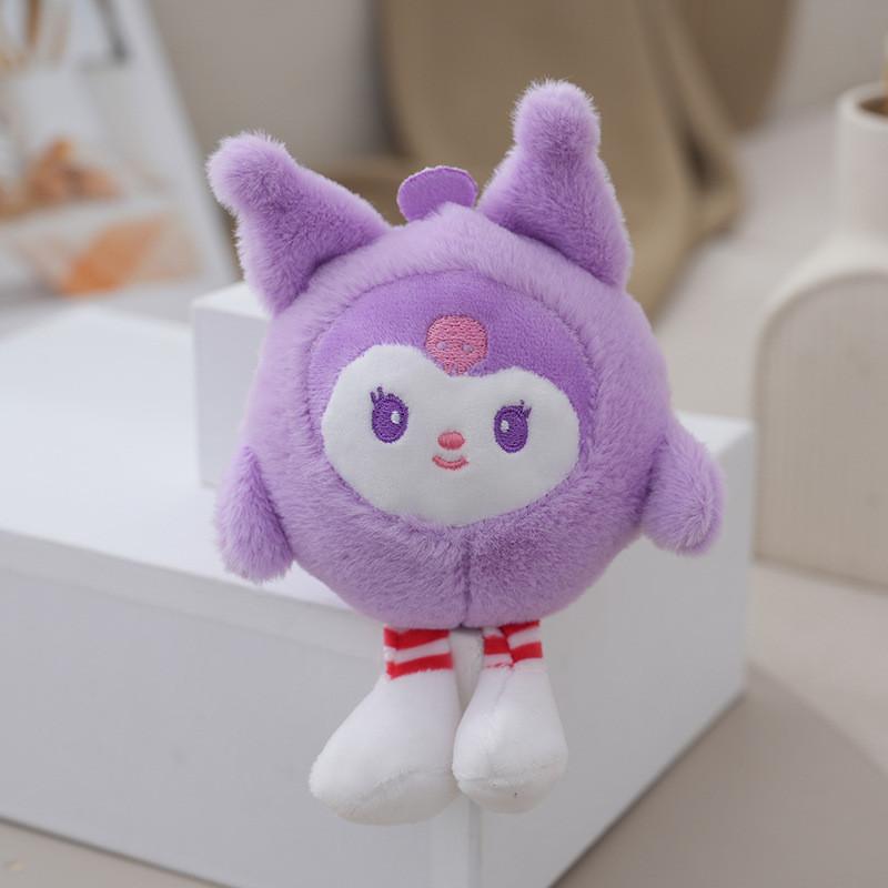 Adorable Plush Cat Keychain Cute Stuffed Animal Doll For Bags And Keys