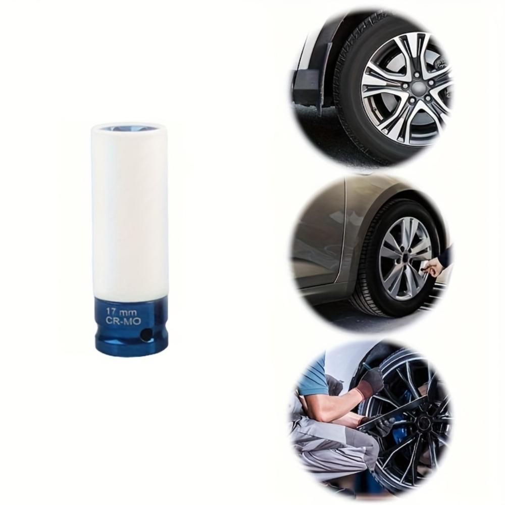 

17/19/21/22mm hex socket pneumatic wrench tire screw socket 1/2 inch drive wheel protector impact socket automotive