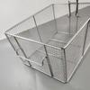 10L Stainless Steel Frying Basket with Oil Draining Net for Deep Fryers