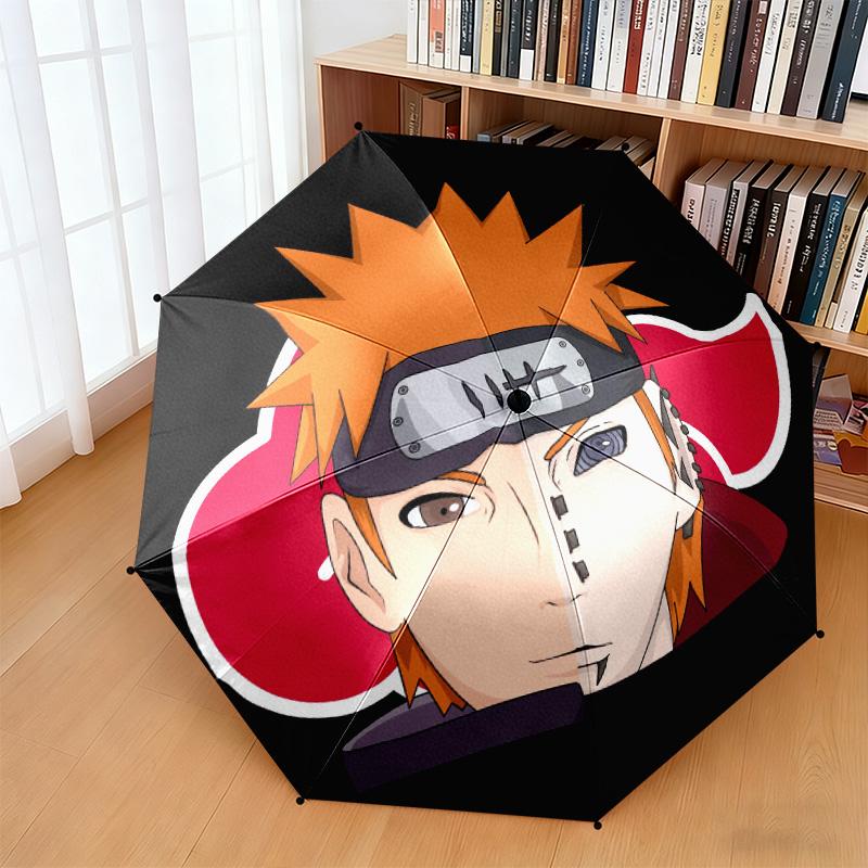 Berühmter Cartoon NARUTO Protagonist Uzumaki Naruto. Cartoon-Schirm, faltbar, Haushaltsartikel, Eisenkunst, Sonnenschirm für draußen, H6
