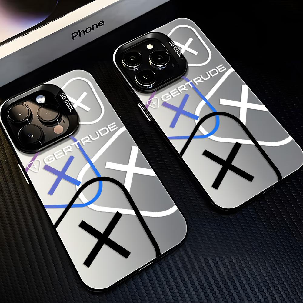 Fashion Hot Line Phone Case For iPhone 16 15 14 13 12 11 mini Pro Max X XR XSMAX 8 7 Plus Anti Fall Matte G-Gertrudes Back Cover