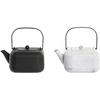 Teekanne - DKD Home Decor - Standard - 1,2 L - Edelstahl - Weiß und Schwarz