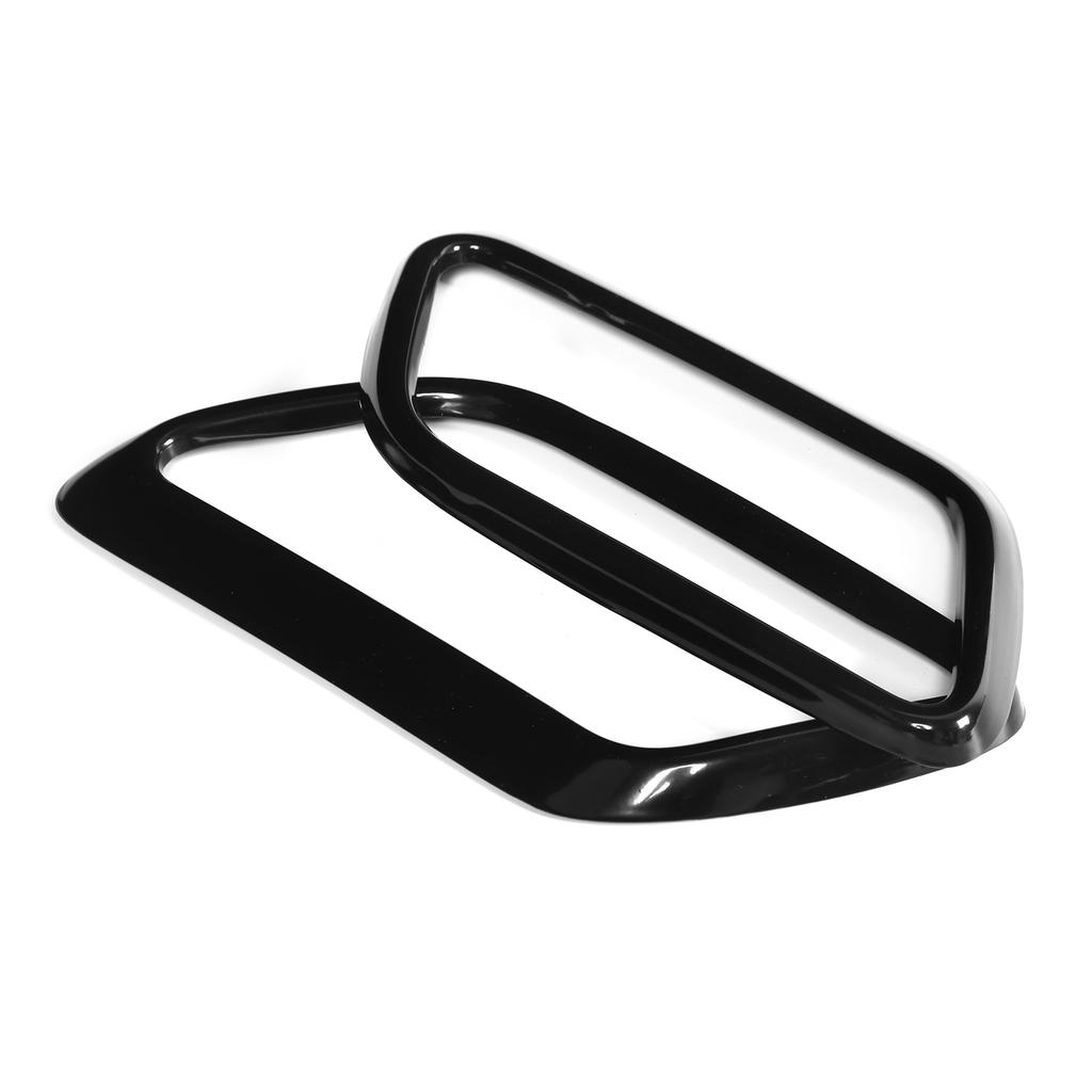 2 ST Bakre Avgasrörsskydd Svart Rostfritt Stål Ersättning för Range Rover Velar 2018‑2019