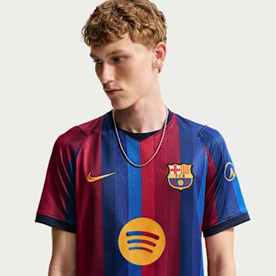 Nike Soccer Jerseys Unisex Blue V Neck Moderate S