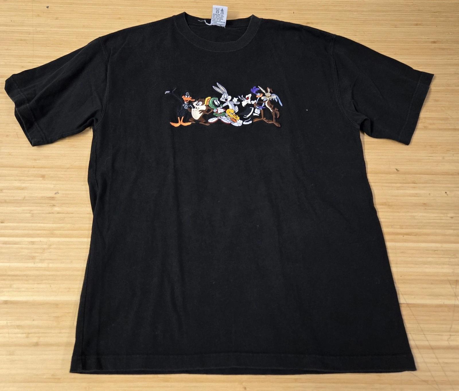 Vintage Looney Tunes Shirt Mens Medium Warner Bros Studio Store Cartoon 90s S