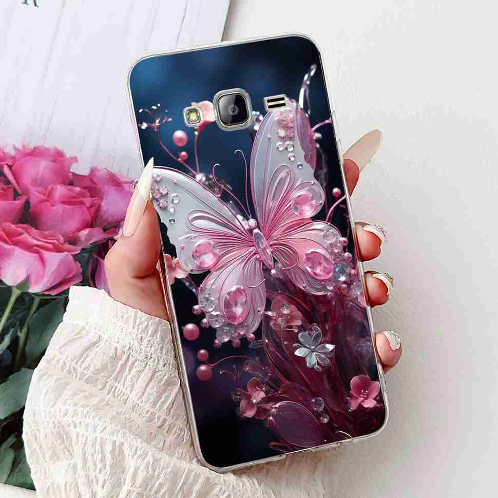 For Samsung Galaxy J5 Case Luxury Painted Cover Soft Slim Phone Case For Samsung J 5 J5 J500Y J500M 2015 Back Cover