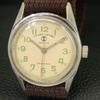 VINTAGE FAVRE LEUBA SEA KING 253 DE CUERDA MANUAL SUIZO PARA HOMBRE RELOJ CREMA a703013-1