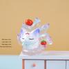 Fox Trend Playful Resin Figurine: Cute Grain Crafts for Desktop Decor