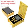 Solar Power Double Pump Watering Timers Automatic Drip Irrigation System Built-In Lithium Battery Rain Sensing for Garden Plant