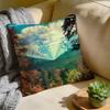 TTame Impala Band Cushion Cover Washed Linen Soft Breathable Decorative Case For Sofa Home Pillow Cover