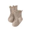 6 Paar Atmungsaktive Baby-Baumwollsocken Rüsche Kleinkind Süße Socken Kinder Kurze Socken Neugeborene