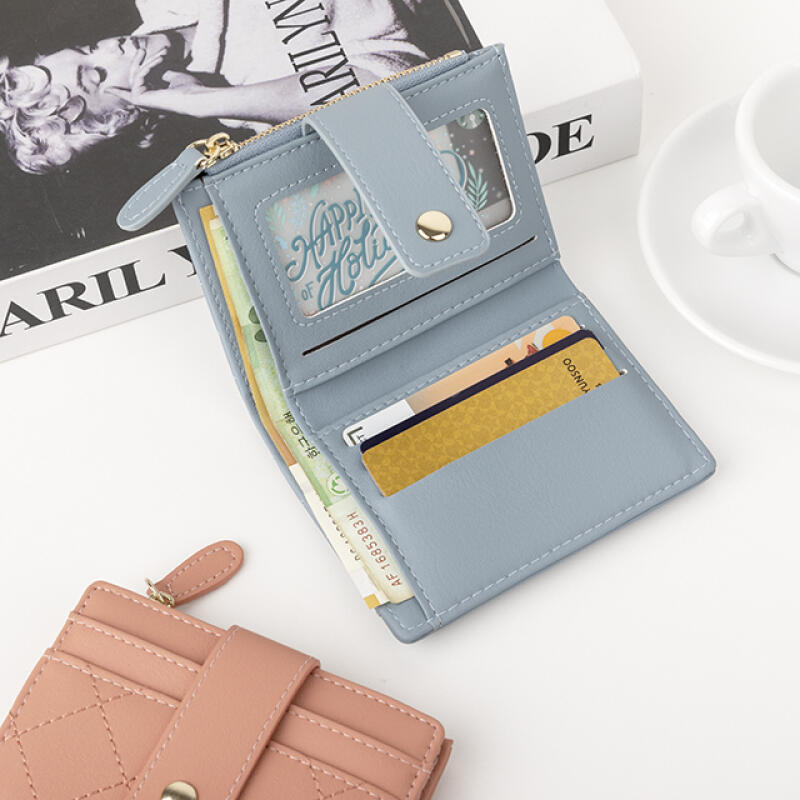 Gestepptes Portemonnaie und Münzbeutel Kartenhalter AC-9200C