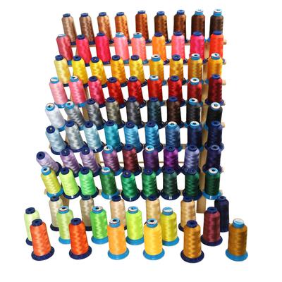 75D/2 Hochfestes Ultrafeines Polyester Stickgarn - 80 Farben, 4000m