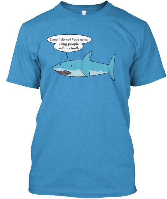 Sad Shark T-Shirt Made in the USA Size S to 5XL 4XL