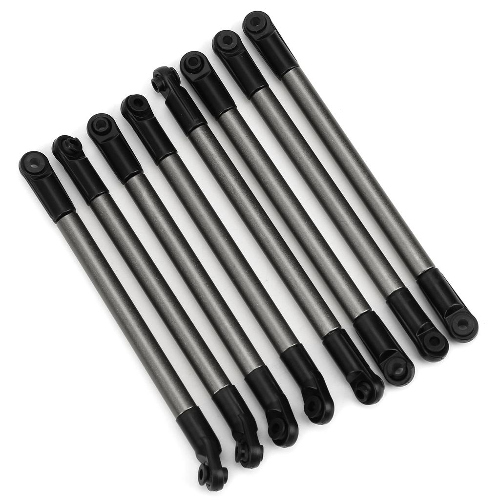 8pcs Metal Link Rod Pull Rod 275MM Wheelbase RC Accessories Fit for 110 RC Crawler