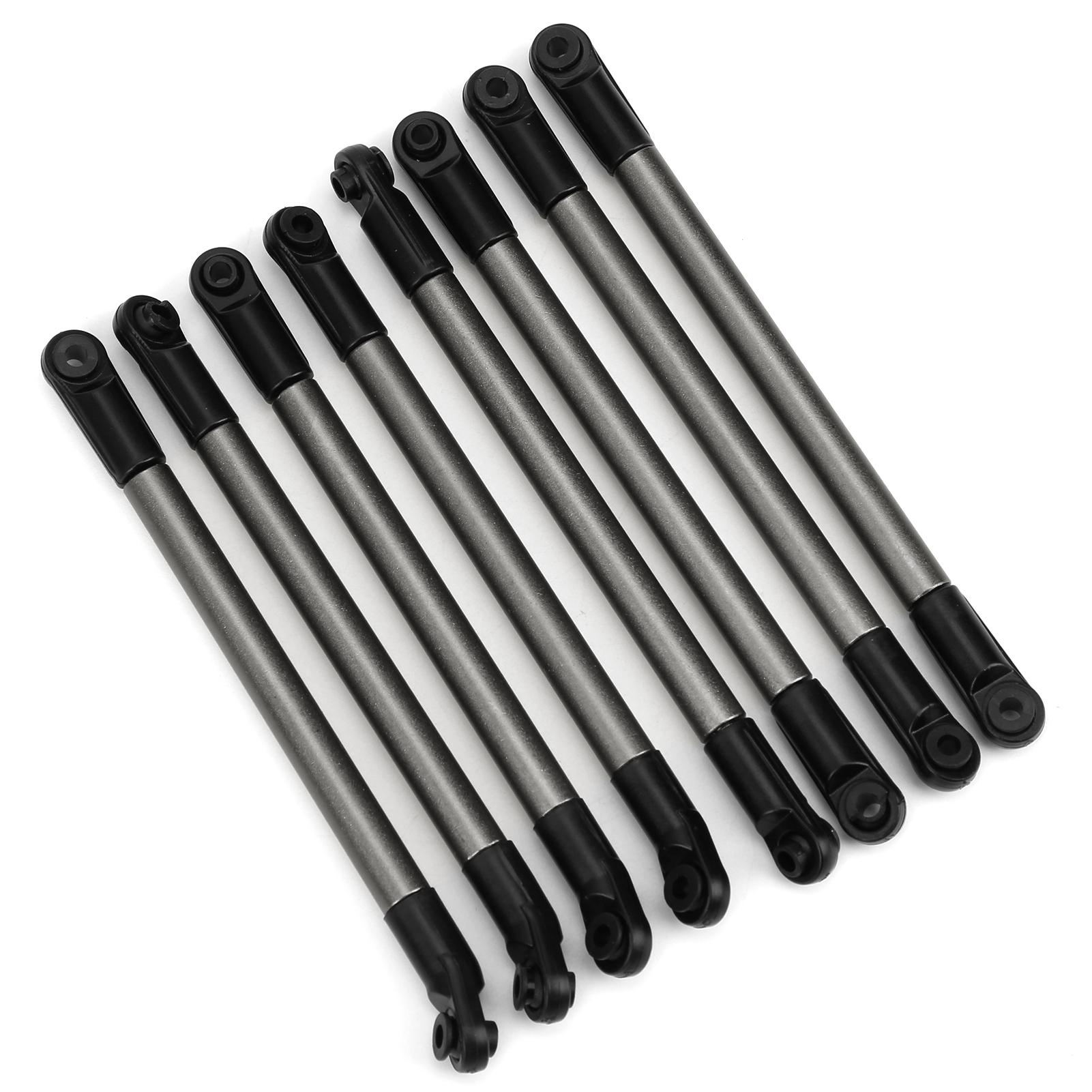 

8pcs Metal Link Rod Pull Rod 275MM Wheelbase RC Accessories Fit for 1/10 RC Crawler