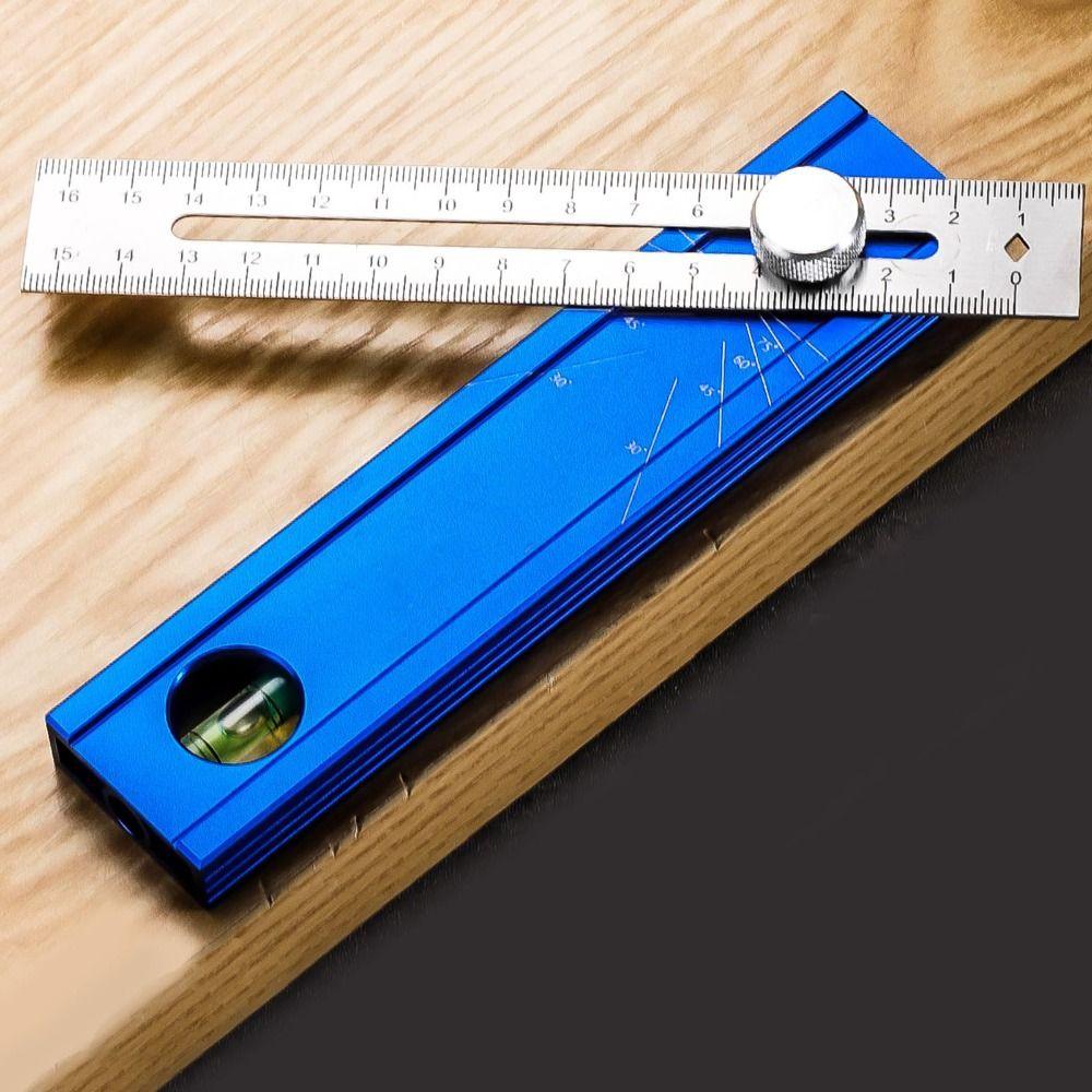 Adjustable Knob Scriber Marking Tools Aluminum Zinc Zinc Alloy Folding Measuring Ruler  Door Installation