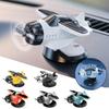 Car Solar Airplane Ornaments 360 Rotary Creative Car Center Console Powered Aircraft Ornaments Car Interior Decor Accessories