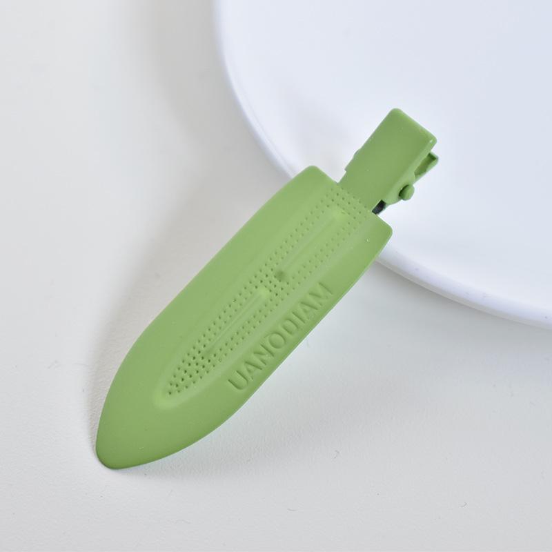 Japanese & Korean Style Seamless Metal Hairpin - Frosted Women's Bangs Side Clip