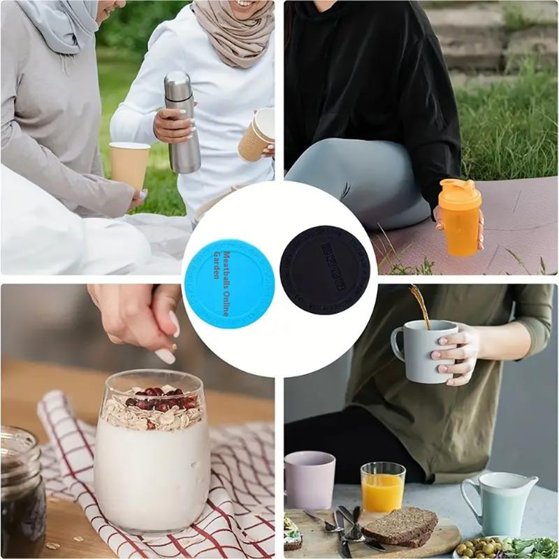 10 Stück Runde Gummiuntersetzer Selbstklebende Tassenbodenaufkleber Rutschfest Hitzebeständig Becher Tasse Schutzpads