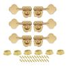2L3R3L2R3L3R1L4R4L1R Open Gear Bass 5-String Tuners Tuning Pegs Keys Machine Heads For Bass Guitar Chrome Gold Black