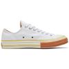 Converse 1970s Pop Toe Low Top Canvas Shoes Unisex Sneakers White Orange 165722C