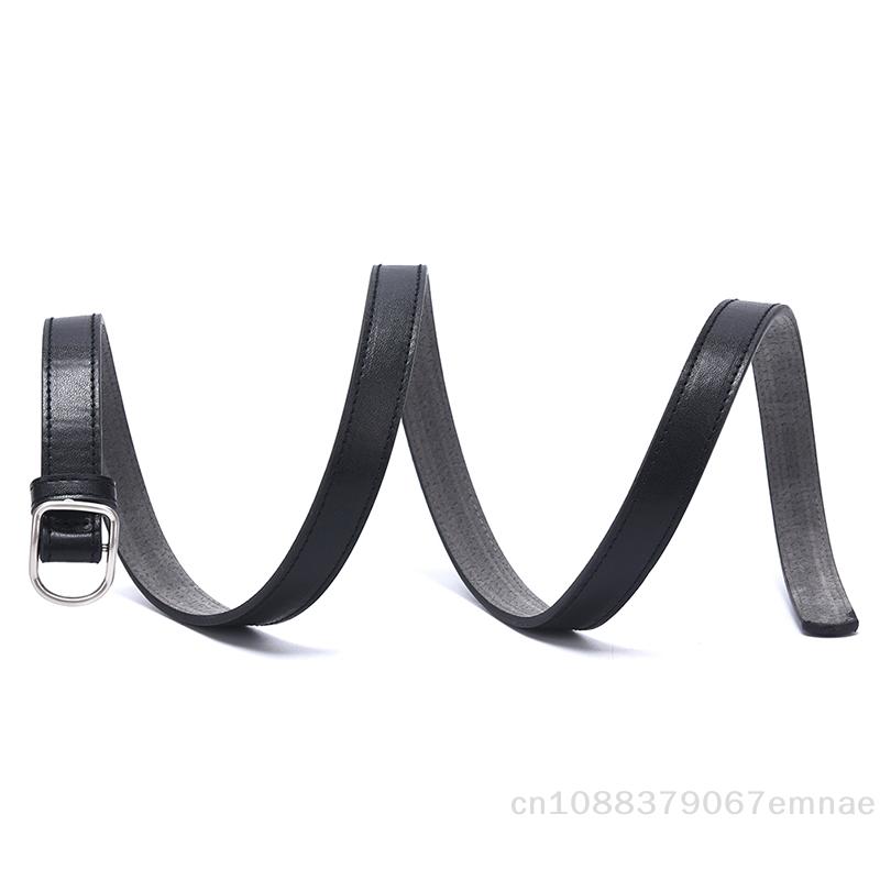 [ZYAS]INS Hot Fashion Simple Women Belts Leather Metal Pin Buckle Waist Belt Thin belt