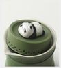 Portable Ceramic Panda Tea Set - Quick Brew Travel Teapot & Teacups, Ideal for Business Souvenir or Cultural Gift