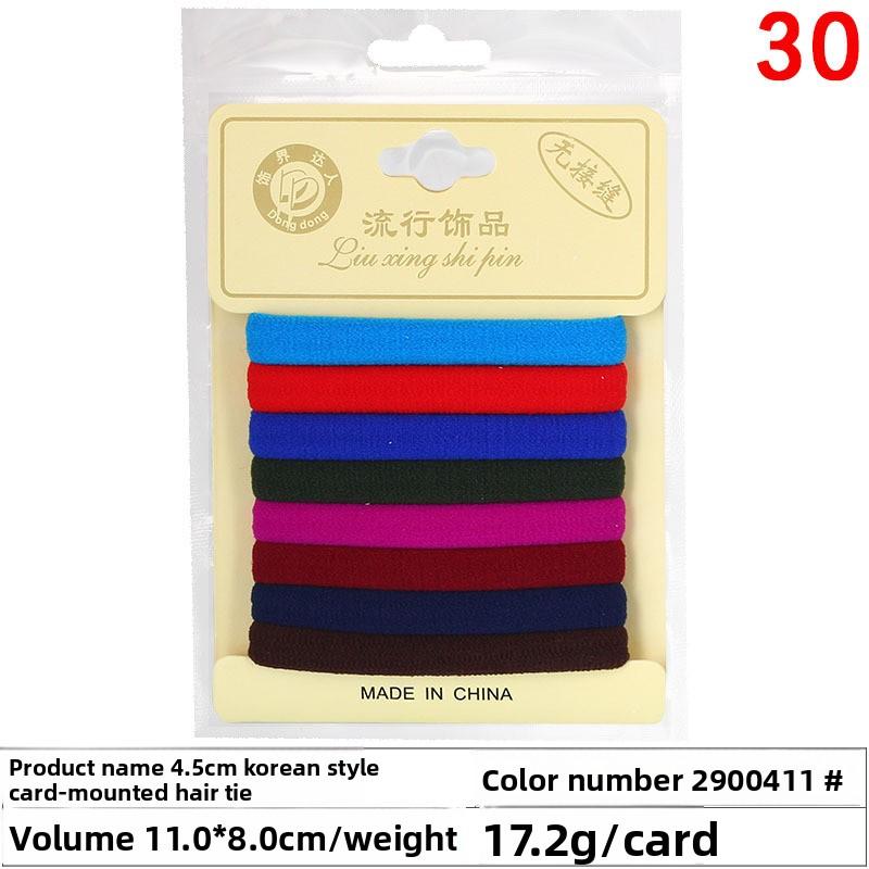 

Аксессуары для волос, Головные уборыКарты Резинки для волос Бесшовные Полотенце-резинки 1767#