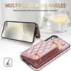 Hand Strap Credit Cards Wallet Phone Case For Samsung Galaxy S24 Ultra S23 Plus S22 S21 S24FE A15 A16 A13 A14 A54 A53 Cover