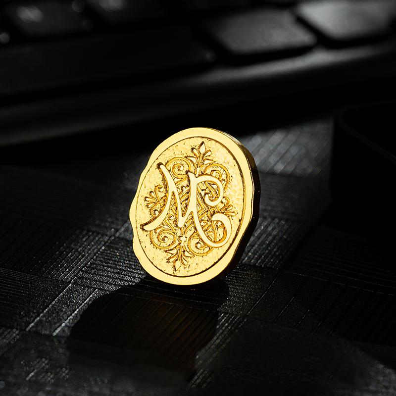 Retro Sealing Wax Stamp Head 26 Letter A-Z Alphabet Seals Stamp Set Tools Post Decor Antique Alloy Seal Head Wedding Craft Gift