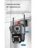 360° Outdoor Waterproof Camera with 6MP and Three Lenses for Home Surveillance