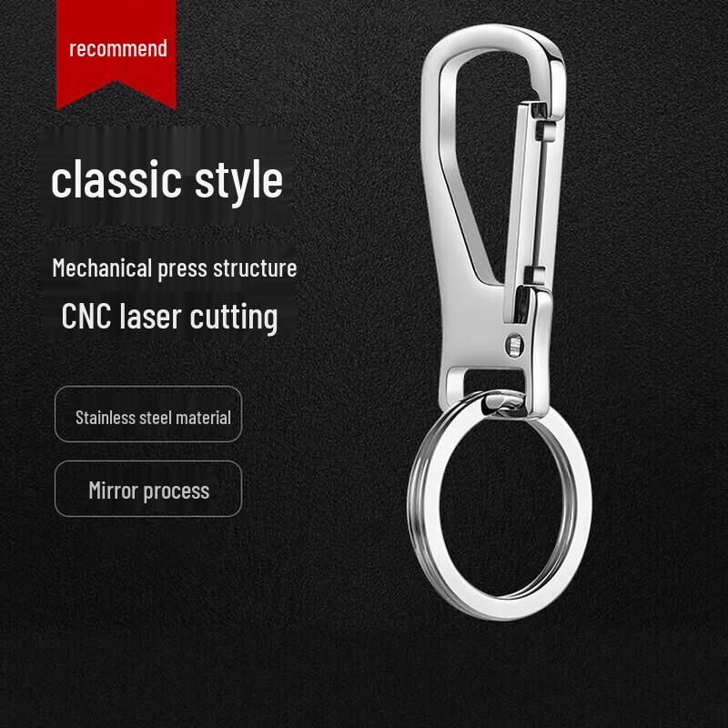 Boyou Premium Metal Keychains & Key Rings