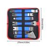 7Pcs/set Non-slip Car Radio Remover with Storage Bag Car Buckle Pry Tool Car Buckle Screwdriver