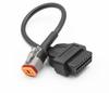 Motorcycle 4 Pin To 16 Pin OBD2 Diagnostic Cables Adapter