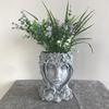 Estatua de diosa, planta suculenta, maceta, florero, contenedor para arreglos florales, decoración para exteriores, patio y jardín.