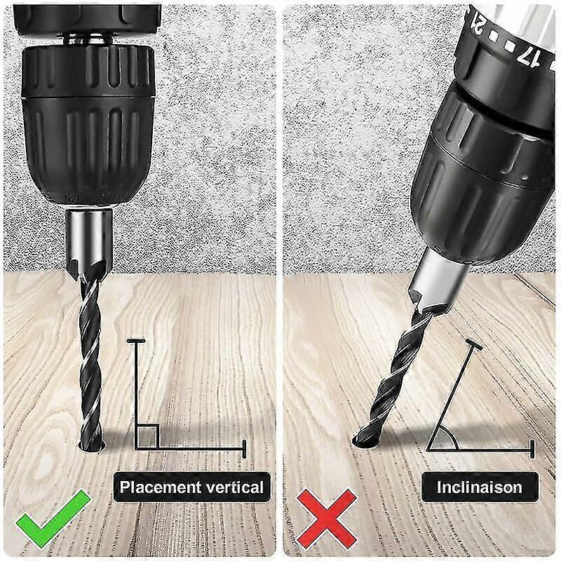 Forest Wood Countersink, INSMA HSS Countersink Drill Bit Wood Countersink Countersink Steel Countersink Drill Carpentry Reamer with Hex Wrench Reamer
