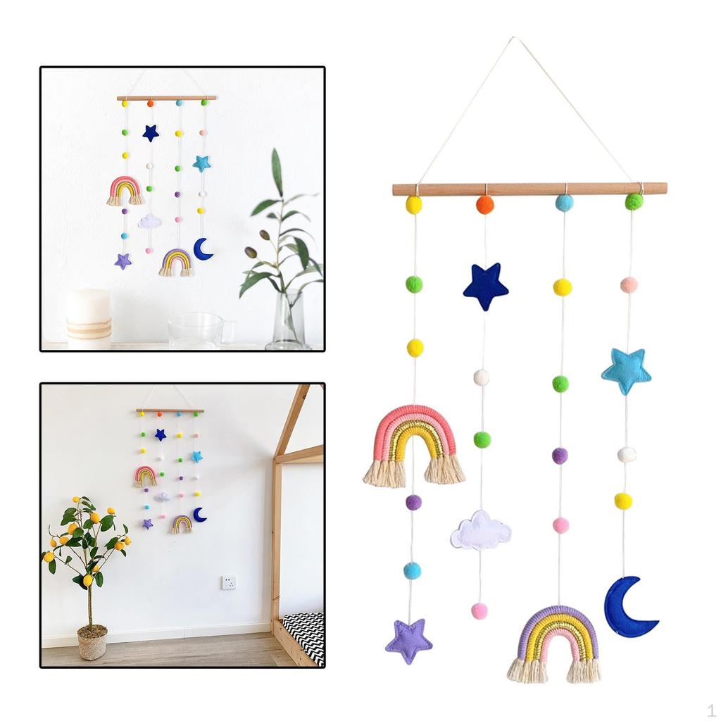 Decor Macrame Wall Hanging, Woven Decorative ,Cute Nursery Decoration,for Festival Ornaments