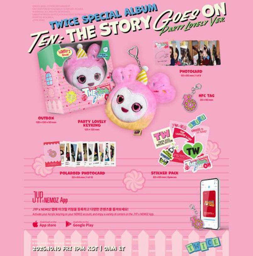 Twice ZEHN: Die Geschichte geht weiter (Party Lovely Ver.) – Spezielles K-Pop-Album mit Fotobuch