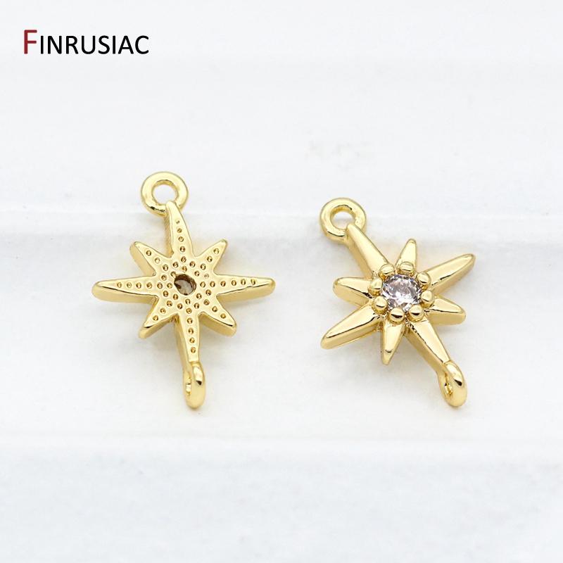 12*9mm Small Star Charm Connectors Accessories For Jewellery Making DIY Craft