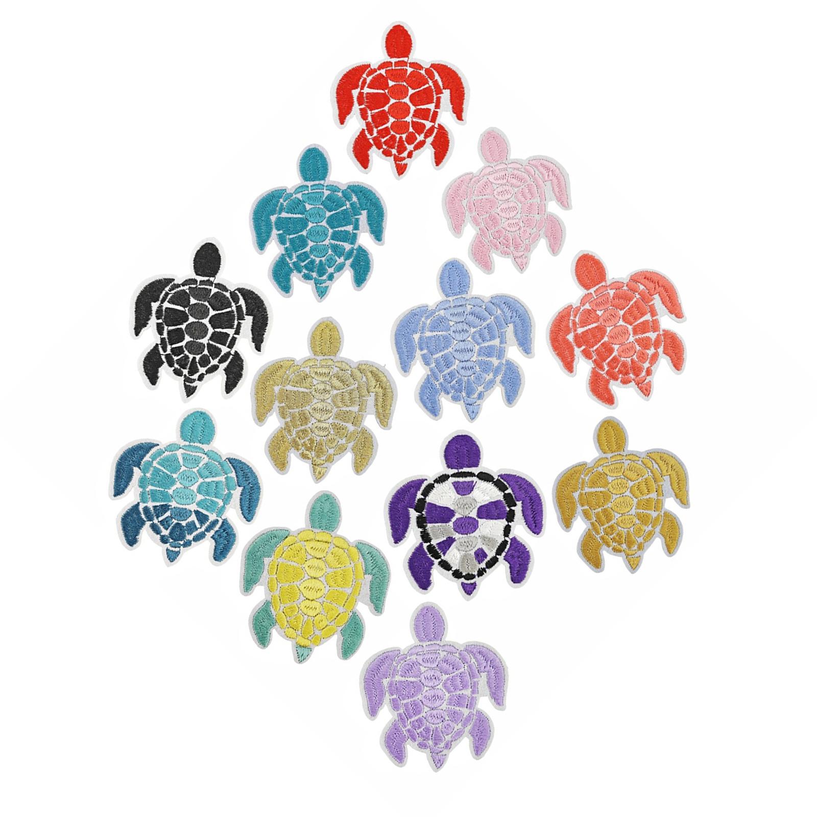 

Eye-Catching Turtle Fabric Applique Embroidered Sewing on Patches for Wedding/ Evening Dress Clothing Patches