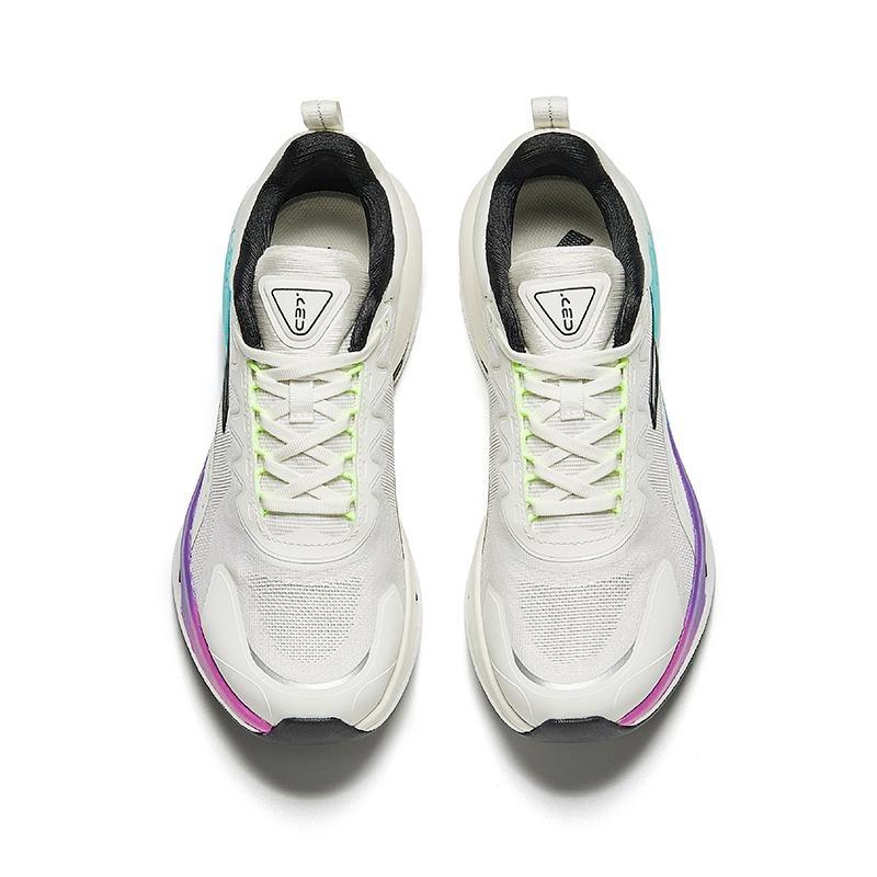 Anta Men Running Series Minimalist Cushioned Anti-Slip Wear-Resistant Low-Top Casual Sprint Running Shoes White 912435537-6