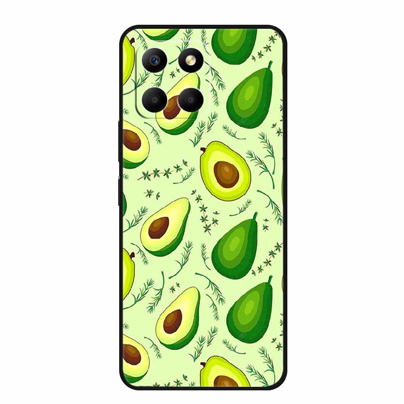 Etui For Honor X6a Zwierzęta TPU Silikon Miękki Tylny Pokrowiec na Telefon dla Huawei Honor X6a HonorX6A 2023 Ochronny Wilk Czarny Fajny Capa