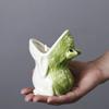 Handicraft Animal Succulent Flowerpot Decorative Frog Candlestick Stand  Outdoor
