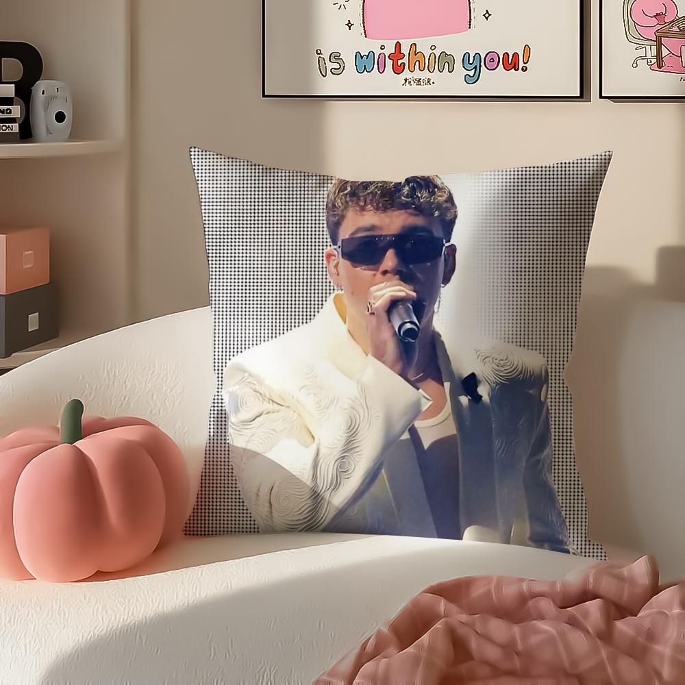 Hot Buenas VSinger QQuevedo Buenas Cushion Cover Pillowcase Short Plush Invisible zipper Room Sofa Cushion Cover
