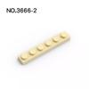 20Pcs MOC Parts 3666 Plate 1 X 6 Compatible Bricks DIY Assmble Building Blocks Particle Kid Puzzle Assmble Toy Gift