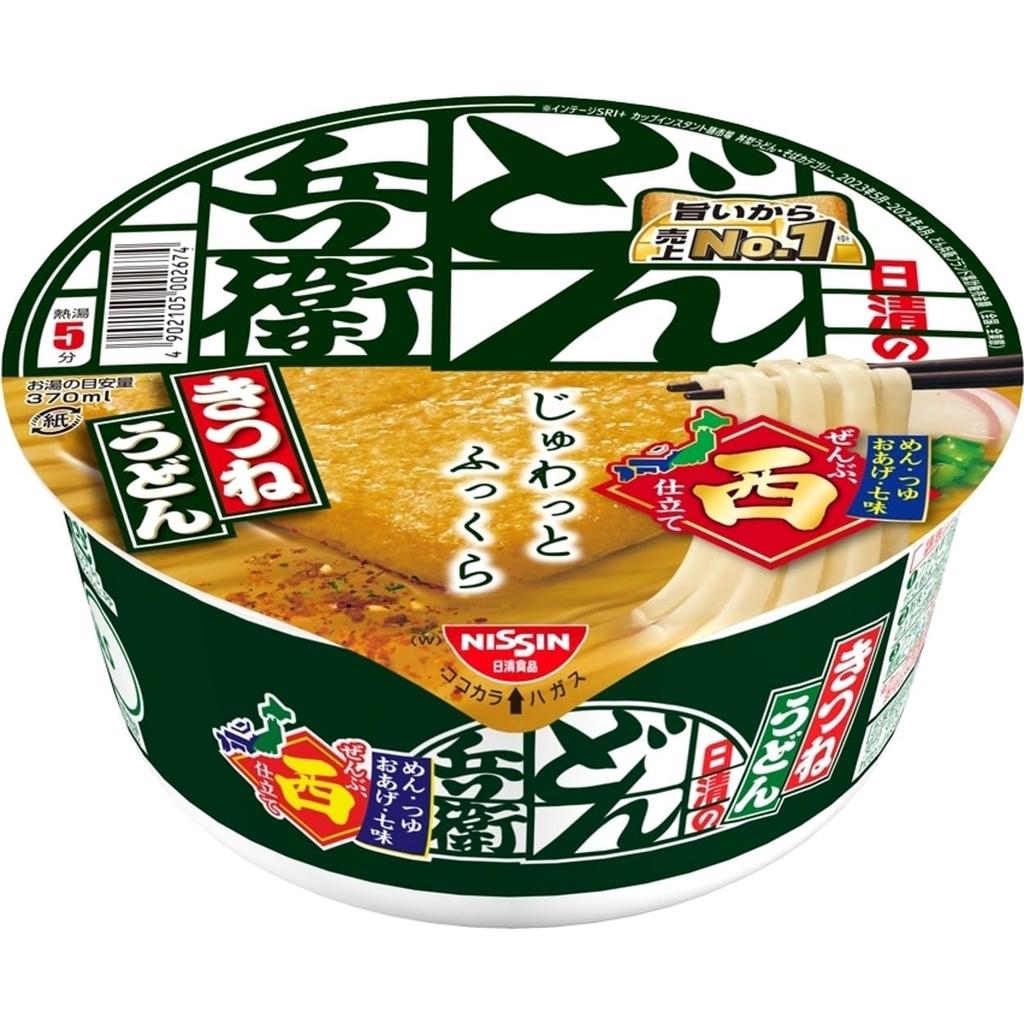 Donbei Kitsune Udon Nissin Foods Cup 95g X 12 Packs (West) Noodles,